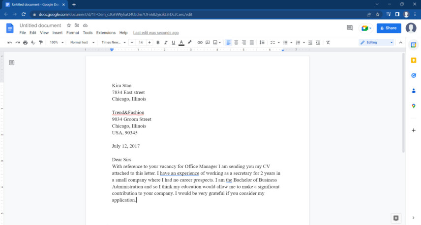 How to Add Signature Line in Google Docs