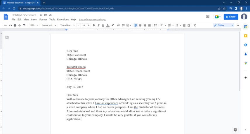 How to Add Signature Line in Google Docs