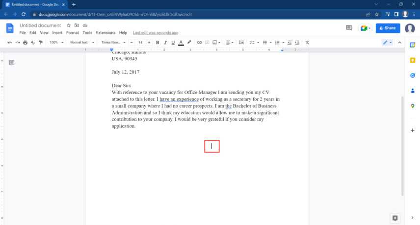 How to Add Signature Line in Google Docs