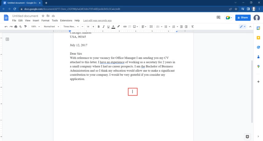 How to Add Signature Line in Google Docs
