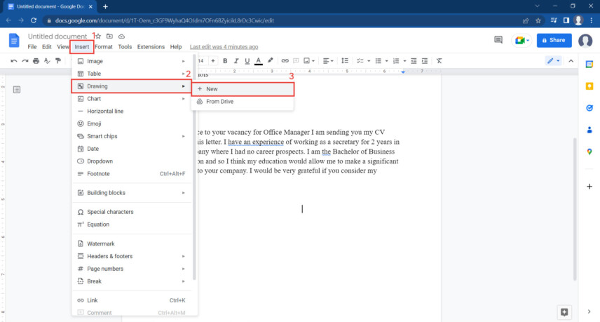 How to Add Signature Line in Google Docs