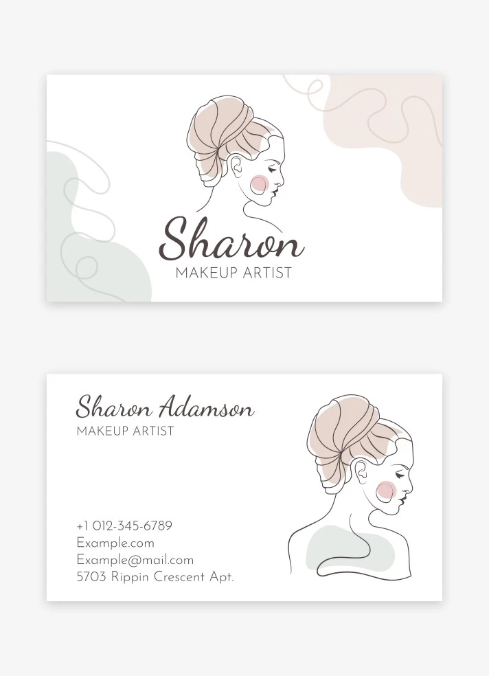Makeup Artist Business Card Free Google Docs Template