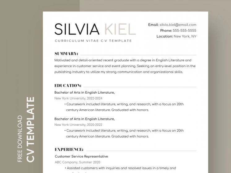 Curriculum Vitae CV