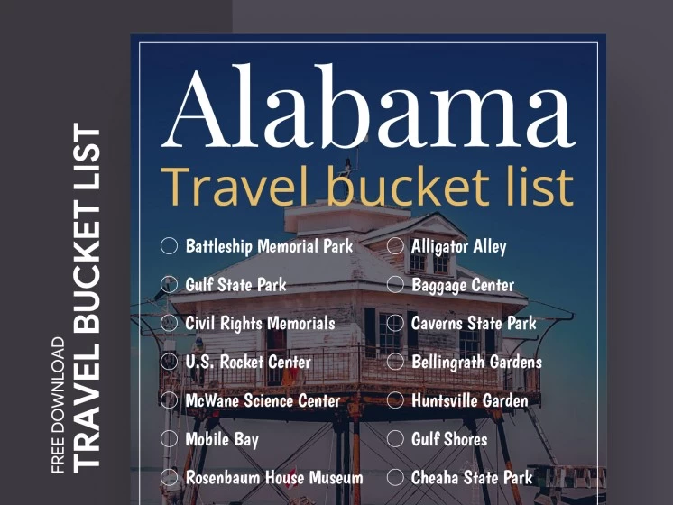 Alabama Travel Bucket List