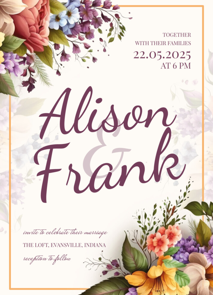 Boho Wedding Bridal Shower Invitation Free Google Docs Template