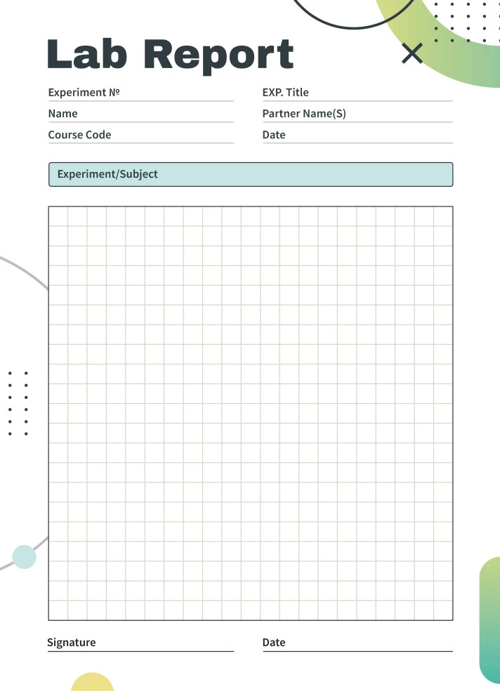 Formal Lab Report Free Google Docs Template