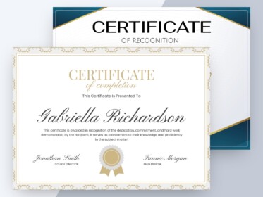 Free Google Docs Editable and Printable Certificate Templates