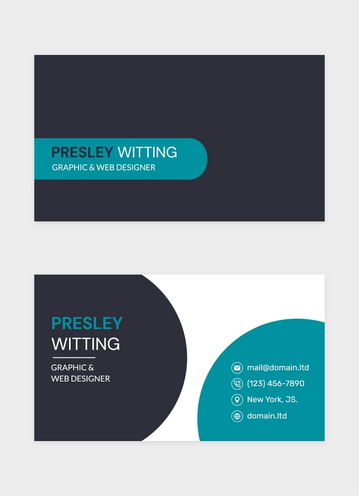 Graphic Designer Business Card Free Google Docs Template
