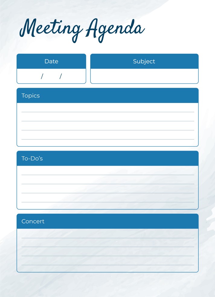 Manager Meeting Agenda Free Google Docs Template