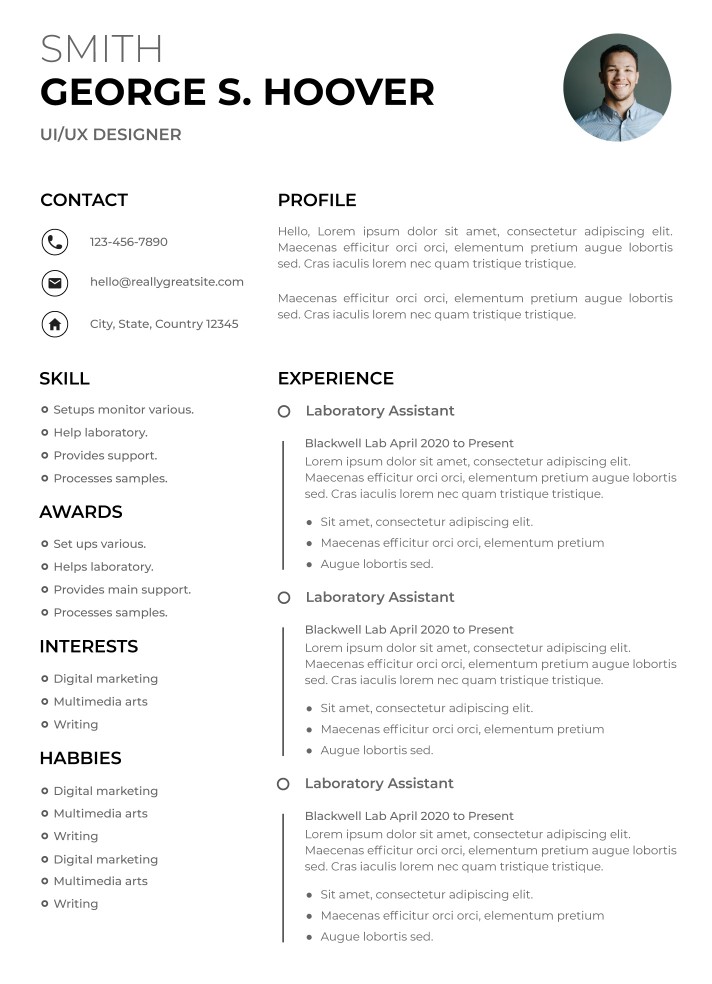 Resume Template, CV Template Professional Resume Template, 43% OFF