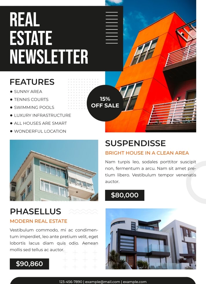 Real Estate Newsletter Free Google Docs Template