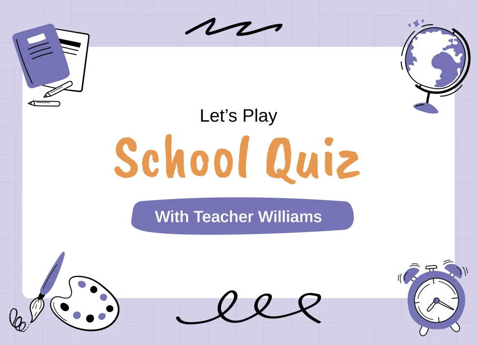 School Quiz Free Google Docs Template