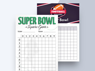 Super Bowl Squares Templates for Free Download