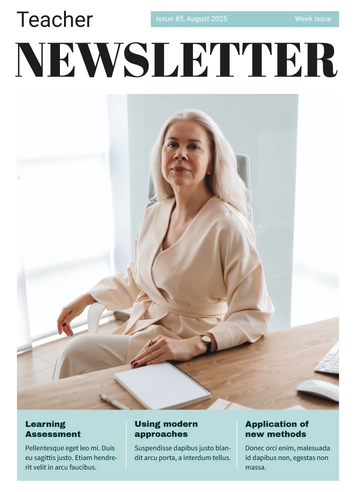 Teacher Newsletter Free Google Docs Template