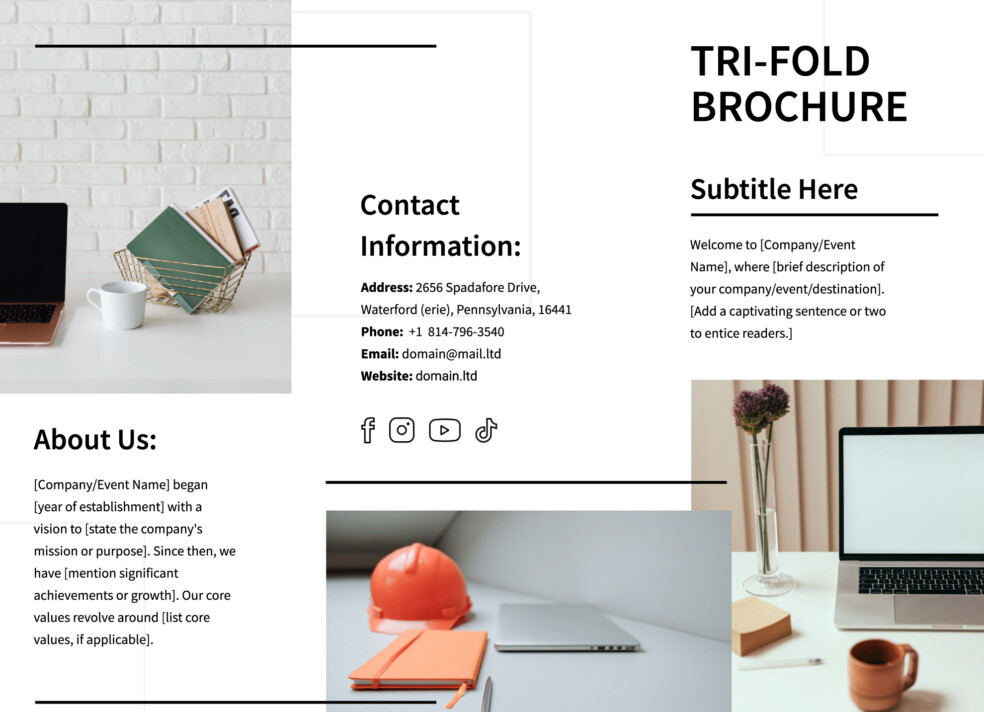 Tri-Fold Brochure Free Google Docs Template