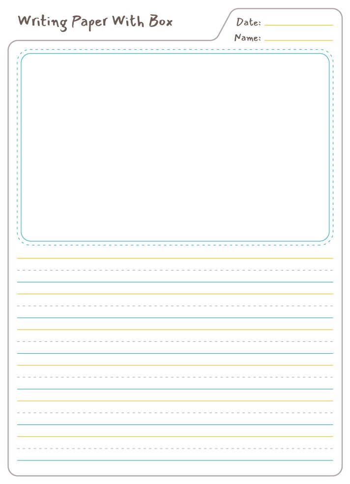 Free Printable Writing Paper - Stationary Primary Lines