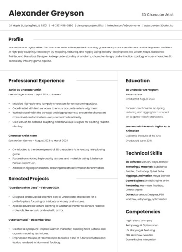 Blank Resume Free Google Docs Template