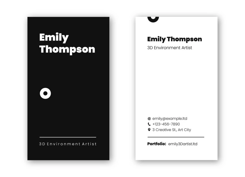 Business Card Free Google Docs Template