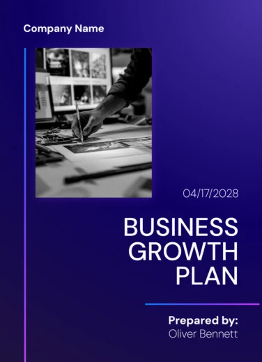 Business Growth Plan Free Google Docs Template