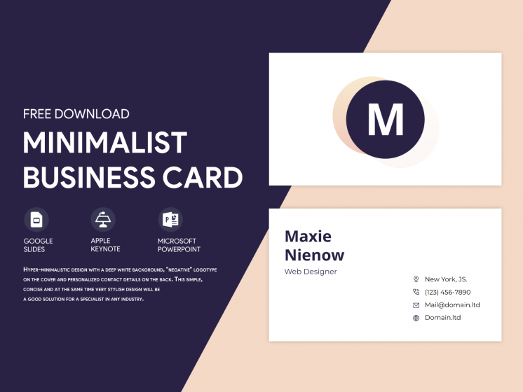 Minimalist Business Card