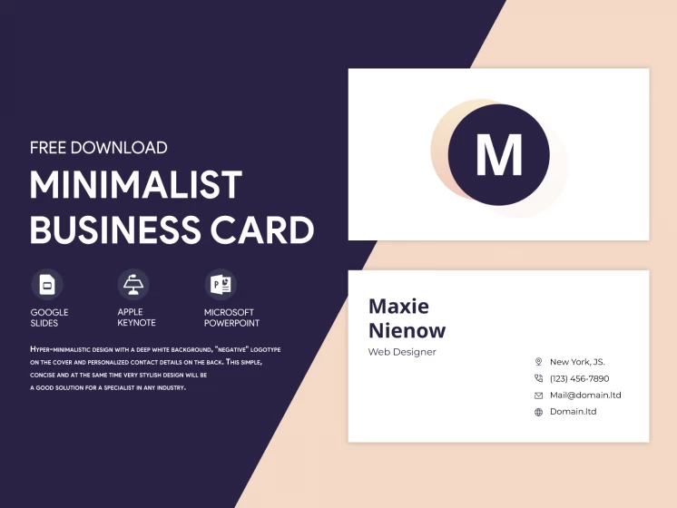 Minimalist Business Card