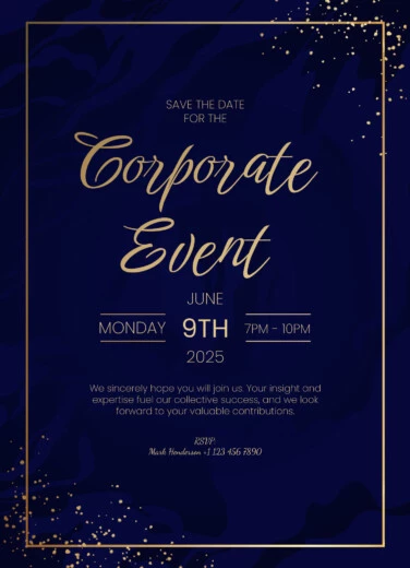 Corporate Event Invitation Free Google Docs Template