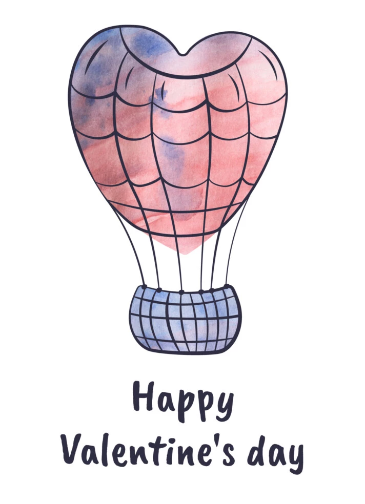 Cute Valentine’s Day Postcard Free Google Docs Template