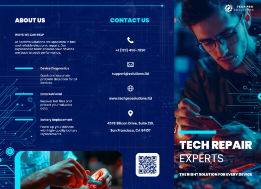 Digital Brochure Free Google Docs Template