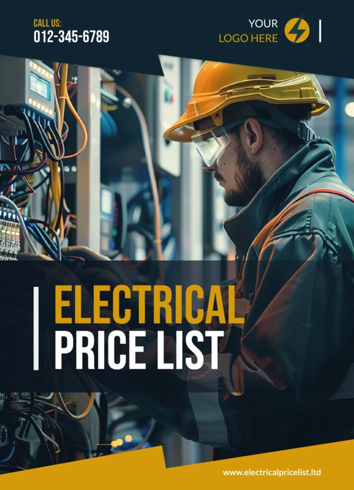 Electrical Price List Free Google Docs Template