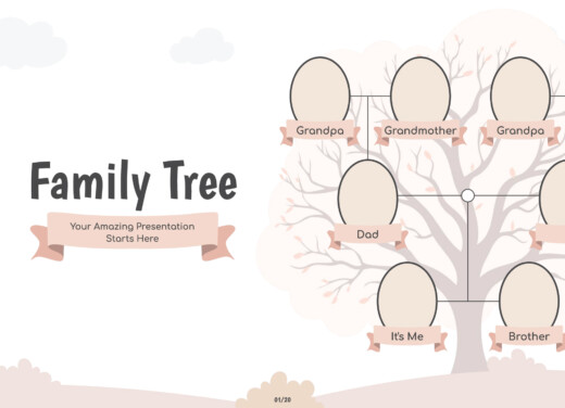 Family Tree Presentation Free Google Slides & PowerPoint Template