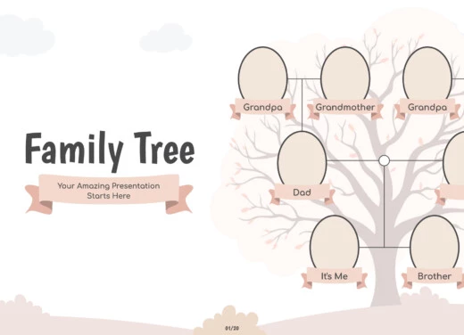 Family Tree Presentation Free Google Slides & PowerPoint Template