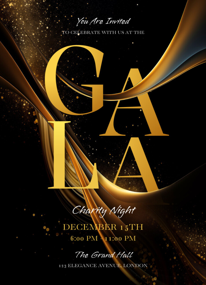 Gala Invitation Free Google Docs Template