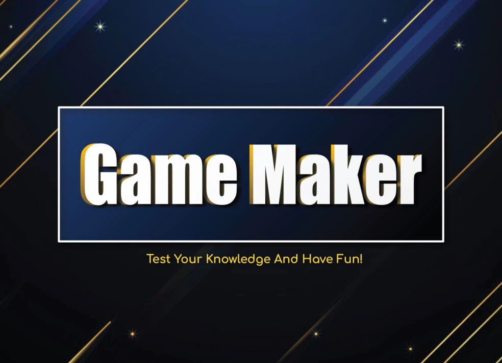 Game Maker Free Google Slides & PowerPoint Template