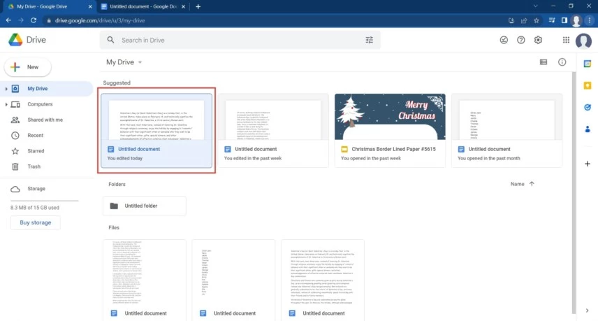 How to Save on Google Docs