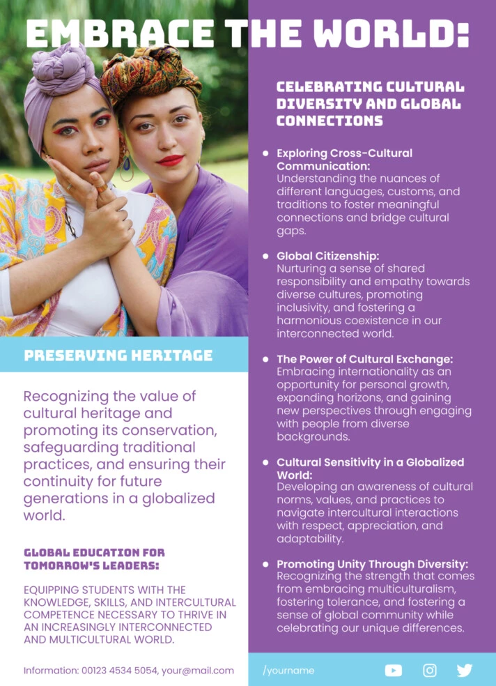 Informational Flyer Free Google Docs Template