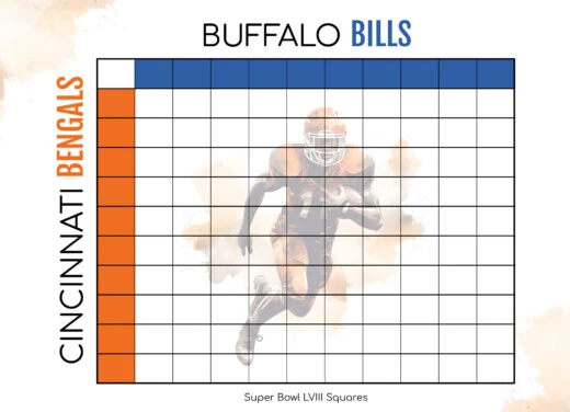 Super Bowl Squares: Free Template & Rules for Super Bowl LVII