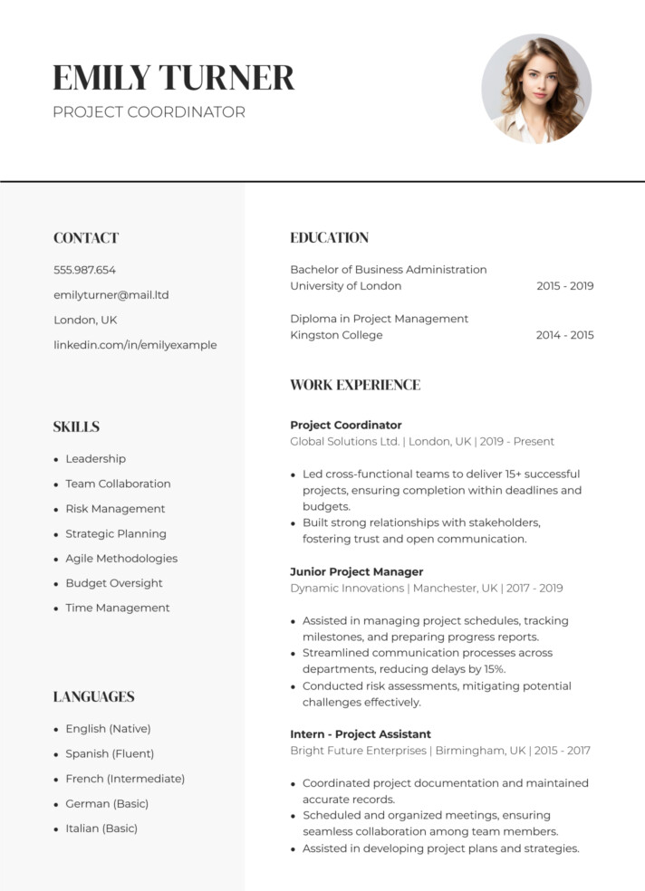 Perfect Resume Free Google Docs Template