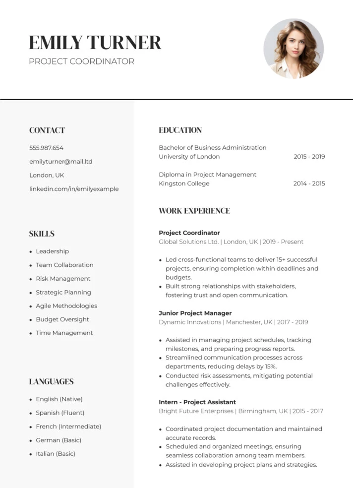 Perfect Resume Free Google Docs Template