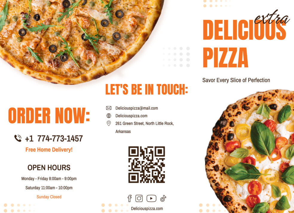 Pizza Restaurant Brochure Free Google Docs Template