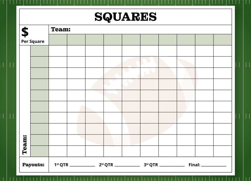 Printable Blank Football Play Template - Printable Templates Free