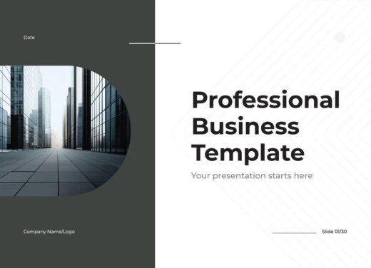 Professional Business Presentation Free Google Slides & PowerPoint Template
