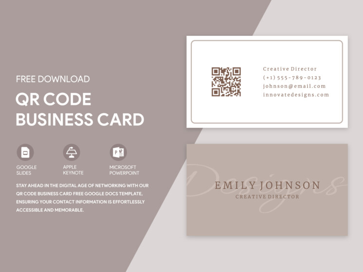 QR Code Business Card