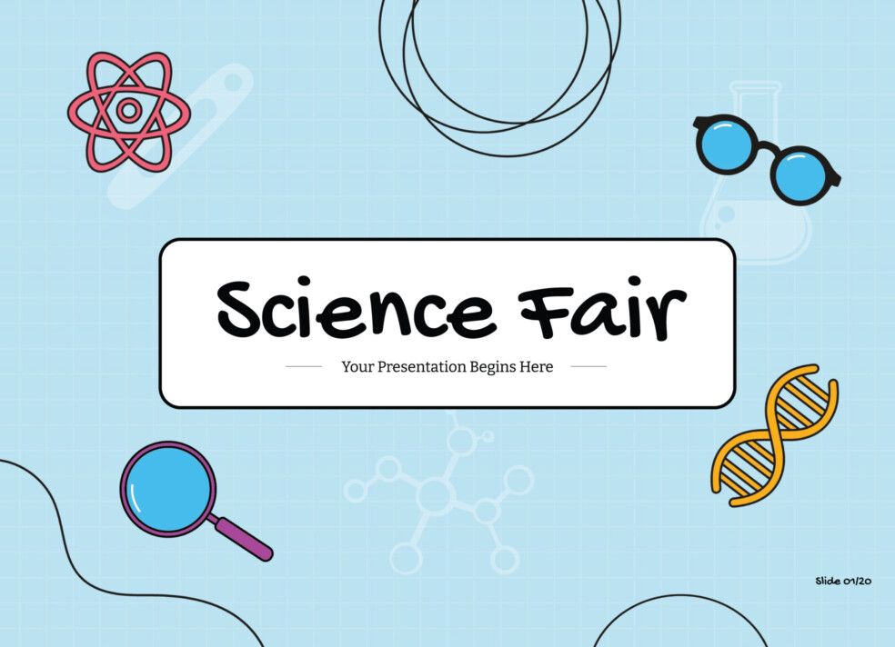 Science Fair Presentation Free Google Slides & PowerPoint Template