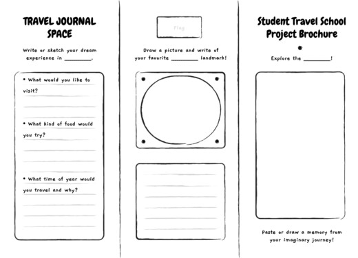 Student Travel School Project Brochure Free Google Docs Template