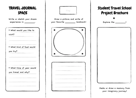 Student Travel School Project Brochure Free Google Docs Template