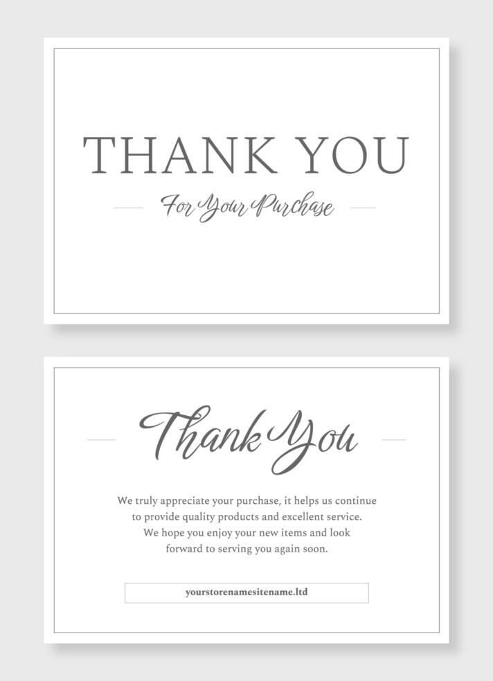 Thank You Postcard Free Google Docs Template